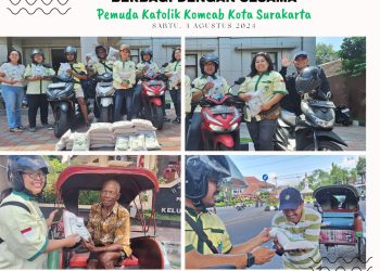 “Berbagi Berkat Dengan Sesama” Pemuda Katolik Komcab Kota Surakarta.