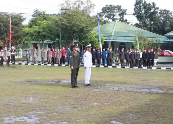 Kodim 0317/TBK Gelar Upacara Peringatan HUT TNI Ke 79