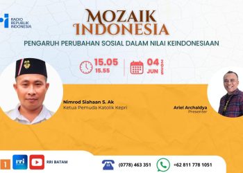 Nimrod Siahaan Bahas Nilai Keindonesiaan dalam Dialog Radio RRI Batam