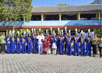 Camat Karimun Jadi Inspektur Upacara HUT ke-81 RI di Kompleks Sekolah Santo Yusup