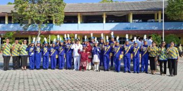 Camat Karimun Jadi Inspektur Upacara HUT ke-81 RI di Kompleks Sekolah Santo Yusup